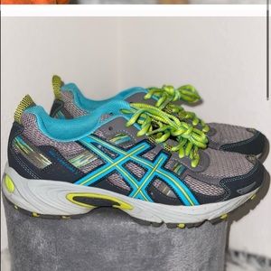 Asics Womens Gel venture 5 Low Top Lace Up Running Sneakers shoes